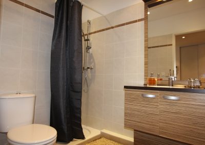 Salle de bains avec douche